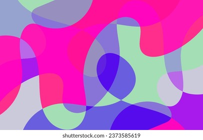 Colorful Abstract Groovy background design