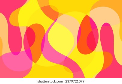 Colorful Abstract Groovy background design