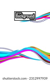 Colorful Abstract Grunge Vector Background