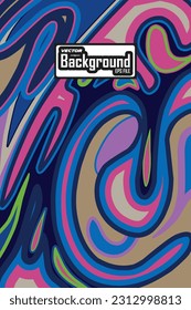Colorful Abstract Grunge Vector Background