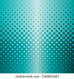 Colorful abstract halftone background. Gradient color background with geometric dots. Vector illustration.