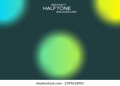 Colorful Abstract Halftone Dots Background Pattern For Web Banner on Polka Dot Texture