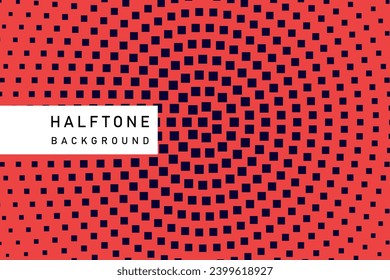 Colorful Abstract Halftone Dots Background Pattern For Web Banner on Polka Dot Texture