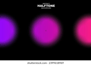 Patrón de fondo de puntos de semitono abstracto colorido para pancarta web sobre textura de punto de polka