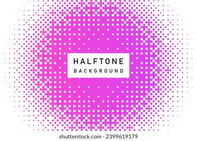 Colorful Abstract Halftone Dots Background Pattern For Web Banner on Polka Dot Texture