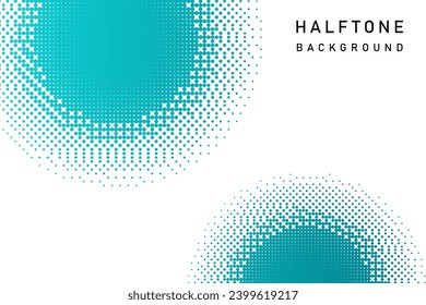 Colorful Abstract Halftone Dots Background Pattern For Web Banner on Polka Dot Texture