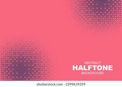Colorful Abstract Halftone Dots Background Pattern For Web Banner on Polka Dot Texture