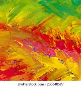 colorful abstract hand-painted background
