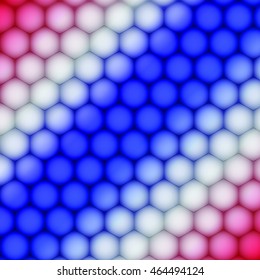 colorful abstract hexagon background