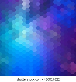 Colorful Abstract hexagon background,vector