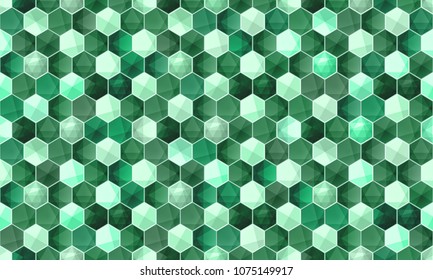 Colorful Abstract hexagonal background