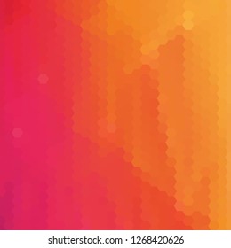 colorful abstract hexagons
