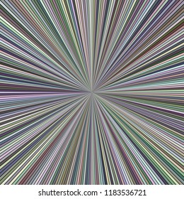 Colorful abstract hypnotic blast concept background - vector ray burst graphic design