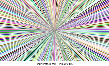 Colorful abstract hypnotic speed concept background - vector star burst design