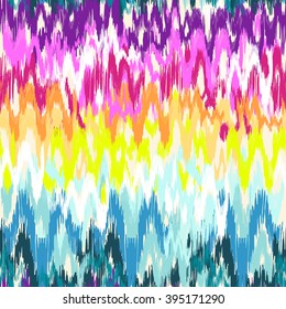 colorful abstract ikat print ~ seamless background
