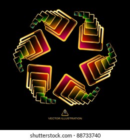 Colorful abstract illustration.