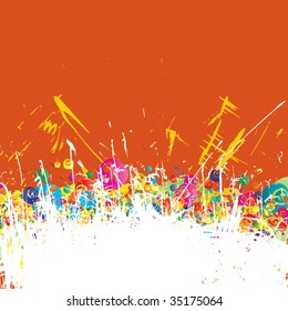 Colorful abstract illustration. Vector