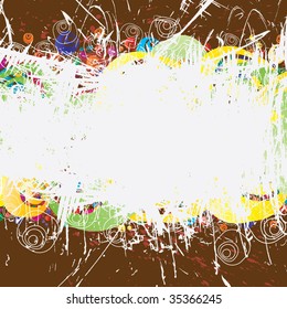 Colorful abstract illustration. Vector