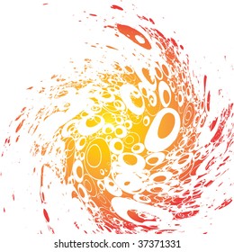 Colorful abstract illustration. Vector