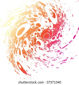 Colorful abstract illustration. Vector