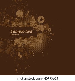 Colorful abstract illustration. Vector