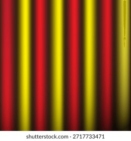 A colorful abstract image featuring vertical red and yellow stripes with a gradient effect, transitioning from bright to dark, creating a dynamic visual