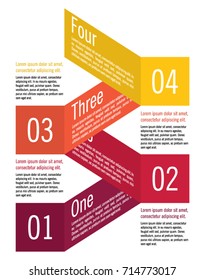 Colorful abstract infographics template