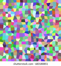 Colorful abstract irregular rectangle mosaic background - polygonal vector design from rectangles