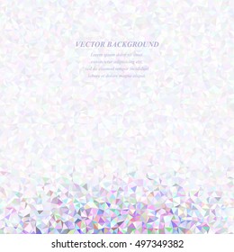 Colorful abstract irregular triangle mosaic background template design