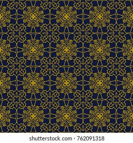 Colorful abstract kaleidoscope pattern texture background.

(Tiles seamless, vector illustration)