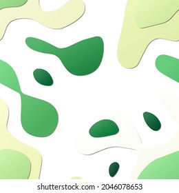 Colorful abstract layers. Papercut style background. Vibrant 3d topography shapes. Authentic banner, poster, brochure, template, flyer design. Powerful vector illustration.