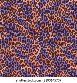 abstract leopard leather skin