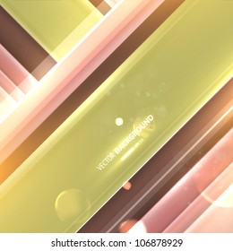 Colorful abstract light lines vector background. Eps 10.