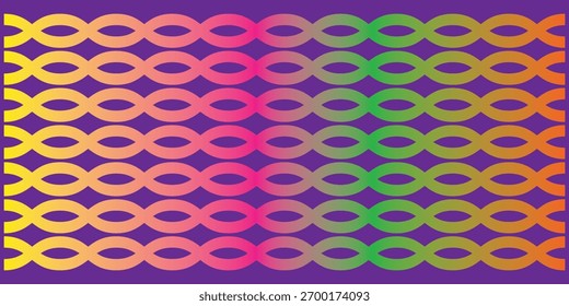 Colorful abstract line art patterns .collection of vibrant abstract line art illustrations featuring intertwined colorful loops, swirls, and curves on bright and dark backgrounds EPS10AI.

