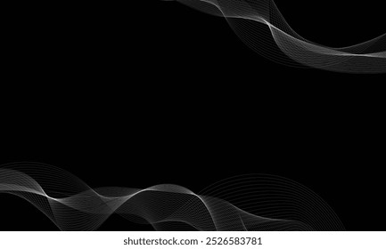 Colorido Vector de fondo de línea abstracta