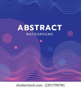 colorful abstract line wave background