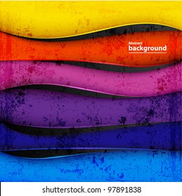 Colorful abstract lines