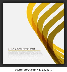 Colorful Abstract Lines Template | EPS10 Vector