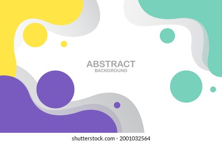 Colorful abstract liquid background. Vector illustration