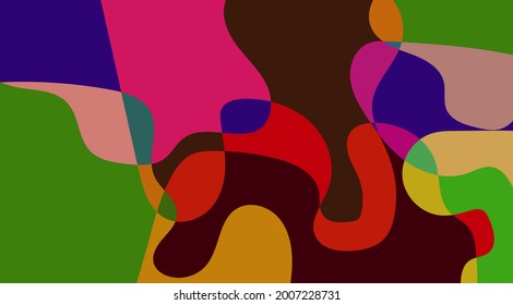 Colorful abstract liquid and fluid background