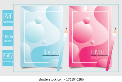 Colorful abstract liquid and fluid poster and cover design,Mobile Technologies Concept. Flat Style. Liquid art