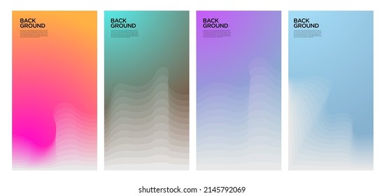 Colorful abstract liquid and fluid shape for banner and brochure design