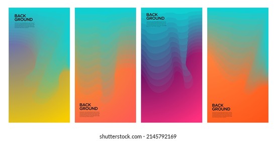 Colorful abstract liquid and fluid shape for banner and brochure design