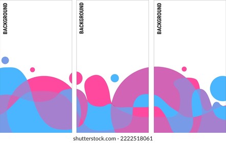 Forma colorida abstracta de líquido y fluido para el diseño de pancartas y folletos. Vector Eps10
