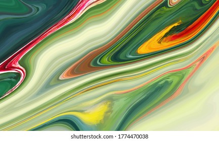 Colorful Abstract Liquid geometric gradient waves vector background