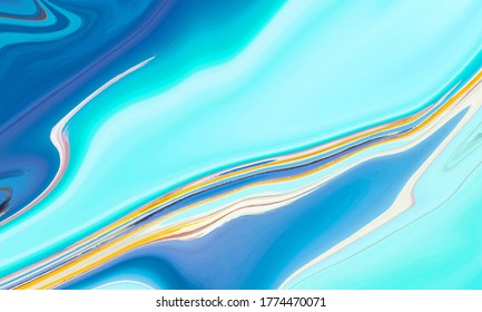 Colorful Abstract Liquid geometric gradient waves vector background