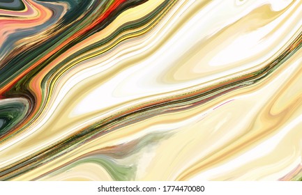 Colorful Abstract Liquid geometric gradient waves vector background