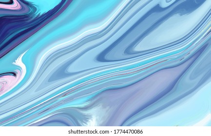 Colorful Abstract Liquid geometric gradient waves vector background