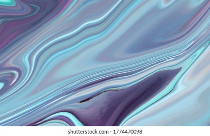 Colorful Abstract Liquid geometric gradient waves vector background