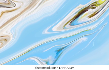 Colorful Abstract Liquid geometric gradient waves vector background